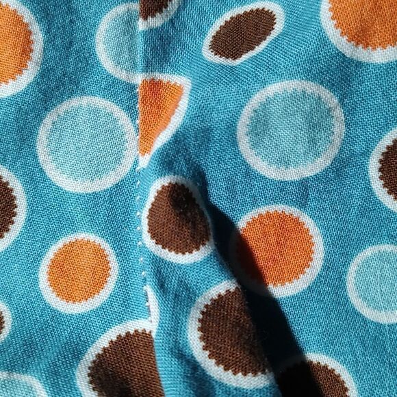 Turtle and Pumpkin polka dot ruffle wide leg  fall pants Sz 6 - Picture 6 of 6